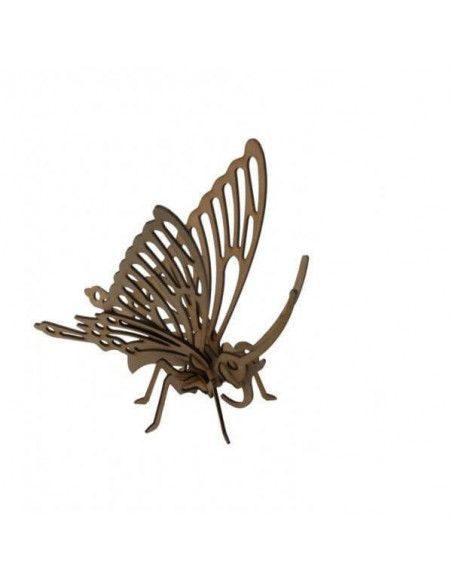 MAQUETA DE MARIPOSA DE MADERA