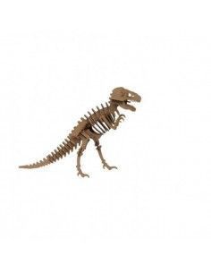 MAQUETA DE TYRANNOSAURUS DE MADERA