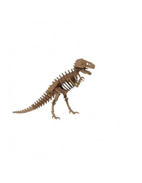 MAQUETA DE TYRANNOSAURUS DE MADERA