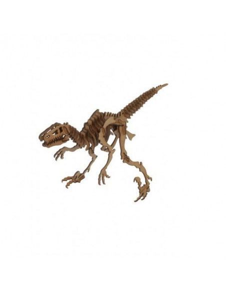 MAQUETA VELOCIRAPTOR DE MADERA POCKET