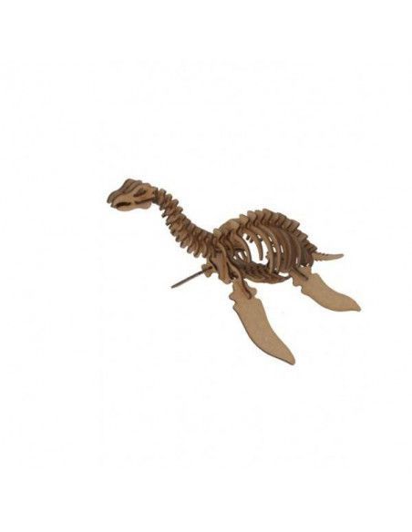 MAQUETA  PLESIOSAURO DE MADERA POCKET