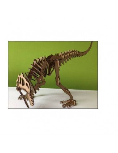 MAQUETA  ALLOSAURUS DE MADERA POCKET