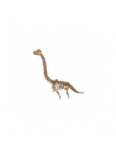 ALBUMAQUETA  BRACHIOSAURUS DE MADERA POCKET