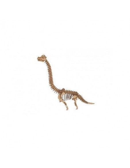ALBUMAQUETA  BRACHIOSAURUS DE MADERA POCKET