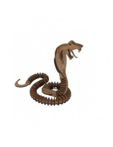 MAQUETA COBRA REAL DE MADERA POCKET