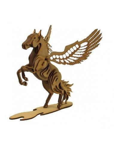 MAQUETA PEGASO DE MADERA