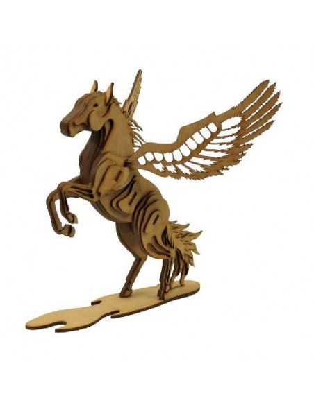 MAQUETA PEGASO DE MADERA