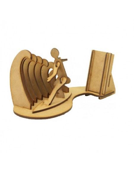 PORTALAPICES SURF PARA MONTAR 1 LAMINA