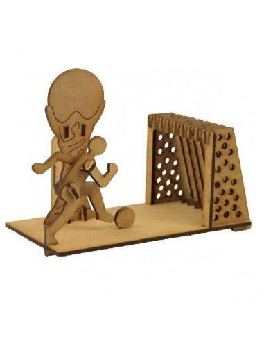 MAQUETA DE PORTALAPICES CON EL TEMA DE FUTBOL