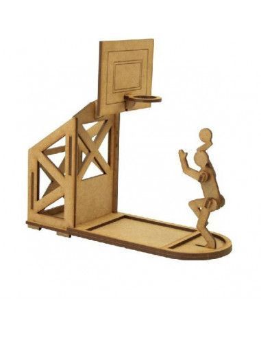 MAQUETA DE PORTALAPICES BASKET