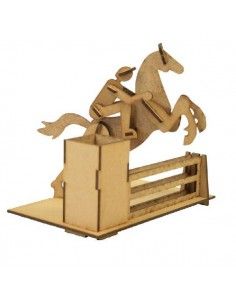 MAQUETA DE PORTALAPICES CON EL TEMA DE HIPICA