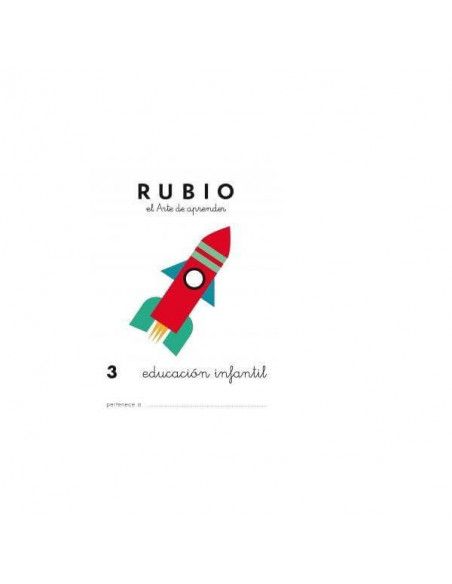 CUADERNO RUBIO PREESCOLAR 3