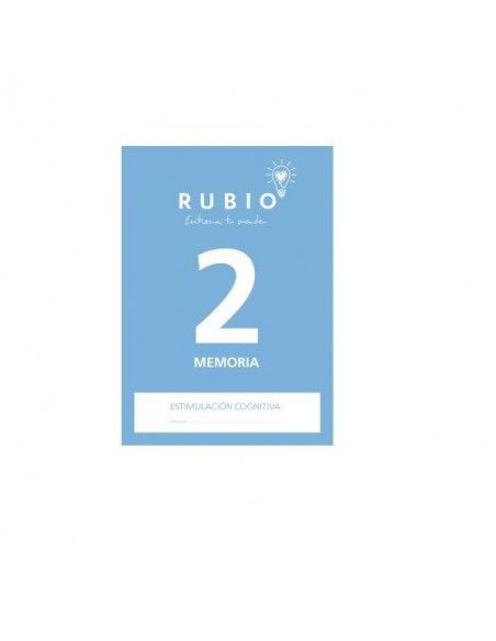 CUADERNO ESTIMULACION COGNITIVA MEMORIA 2  RUBIO