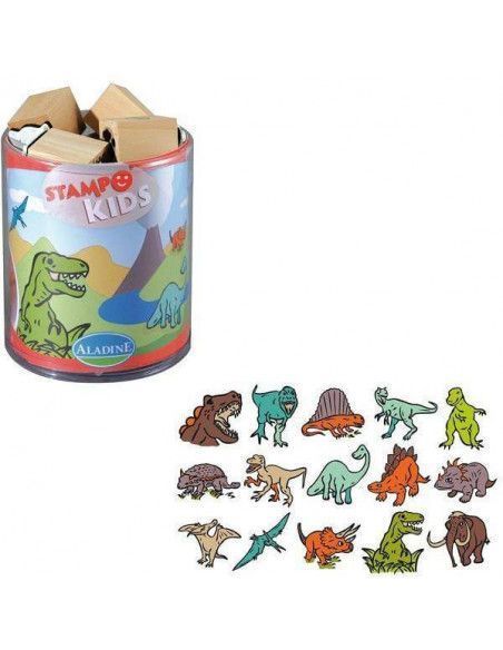 SELLOS DE GOMA KIDS DINOSAURIOS