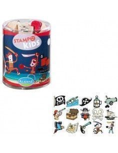 SELLOS DE GOMA KIDS PIRATAS