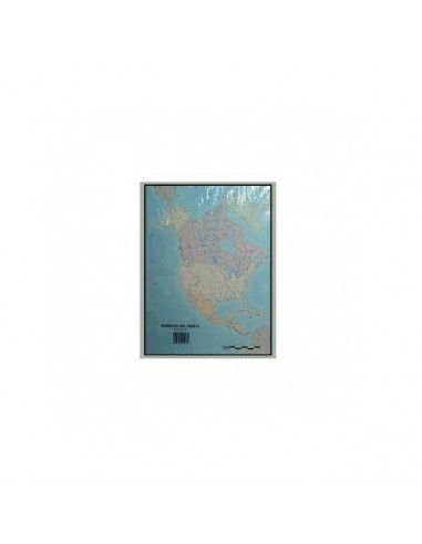 PAQUETE DE MAPAS MUDOS EN COLOR 50 MAPAS POLITICO AMERICA DEL NORTE