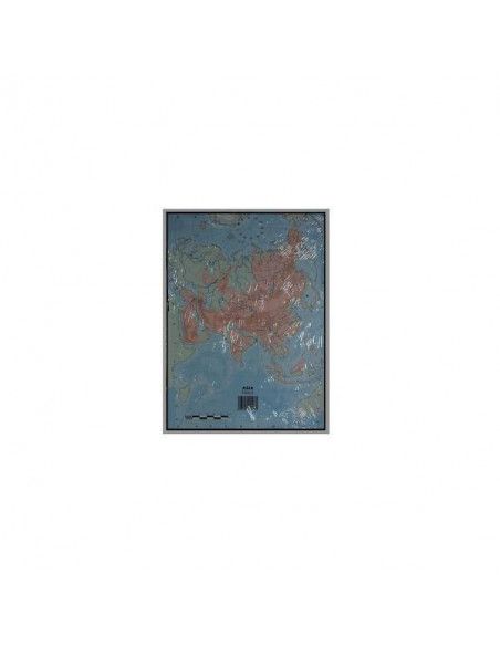 PAQUETE DE MAPAS MUDOS EN COLOR 50 MAPAS  FISICO ASIA