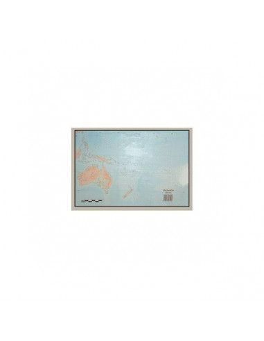 PAQUETE DE MAPAS MUDOS EN COLOR 50 MAPAS  FISICO  OCEANIA