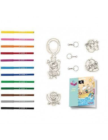 KIT DE DECORACION Y MANUALIDADES MINI ART KIDS PIRATAS AL ABORDAJE