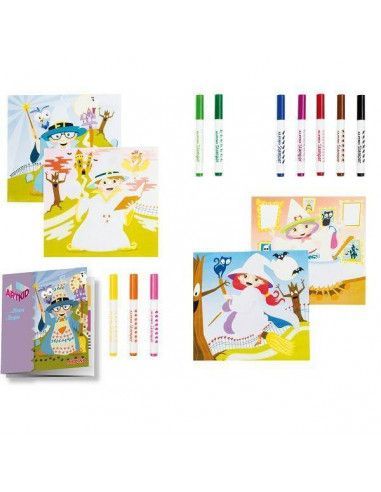 KIT DE DECORACION Y MANUALIDADES MINI ART KIDS MAGOS Y BRUJAS
