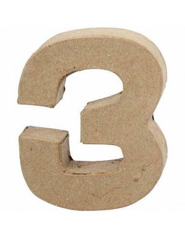 NUMERO DE CARTON PARA FORRAR PEQUEÑO 10 CM 3
