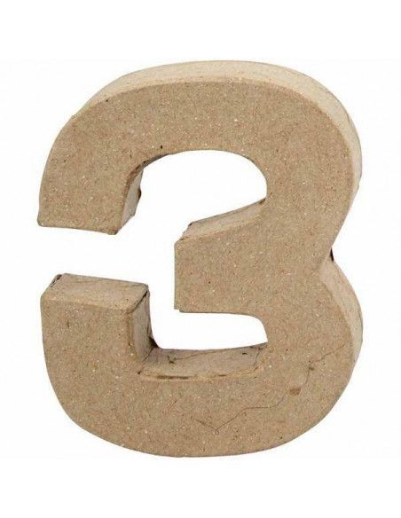 NUMERO DE CARTON PARA FORRAR PEQUEÑO 10 CM 3
