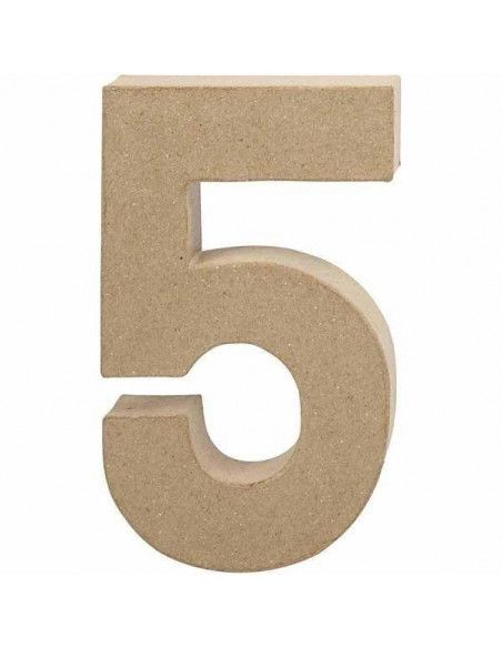 NUMERO DE CARTON PARA FORRAR PEQUEÑO 10 CM 5