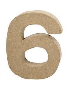 NUMERO DE CARTON PARA FORRAR PEQUEÑO 10 CM 6