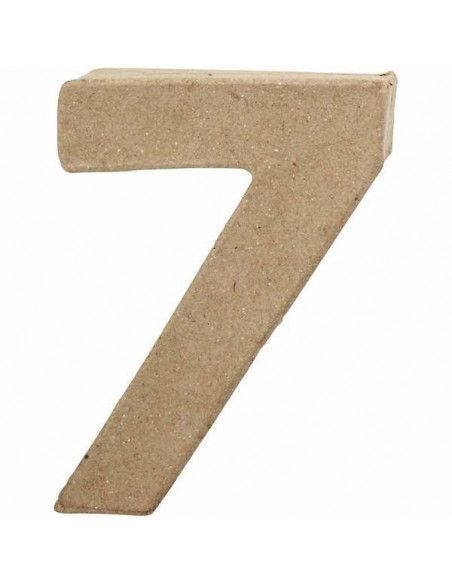 NUMERO DE CARTON PARA FORRAR PEQUEÑO 10 CM 7