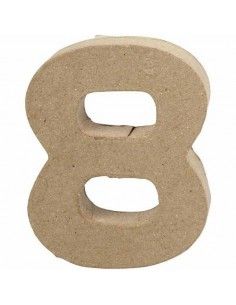 NUMERO DE CARTON PARA FORRAR PEQUEÑO 10 CM 8