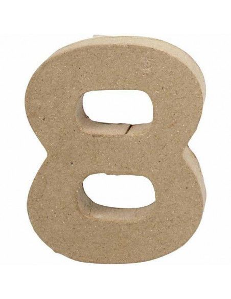 NUMERO DE CARTON PARA FORRAR PEQUEÑO 10 CM 8