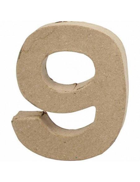 NUMERO DE CARTON PARA FORRAR PEQUEÑO 10 CM 9
