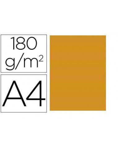 Cartulina A4 180 gr marfil ivory color ocre Fabrisa manualidades