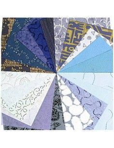 PAPELES DEL MUNDO CON DISTINTOS COLORES 20 HOJAS DE 21 X 29.7 CM AZUL