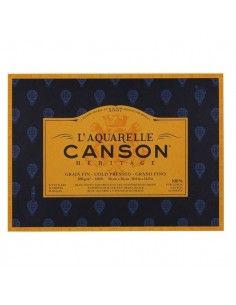 BLOC DE ACUARELAS CANSON HERITAGE 300GR 23x31CM