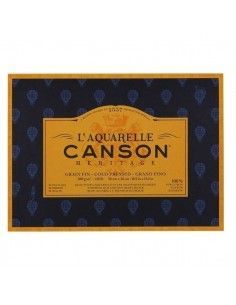 PAPELES CANSON HERITAGE PARA ACUARELAS 300GR 31X41CM