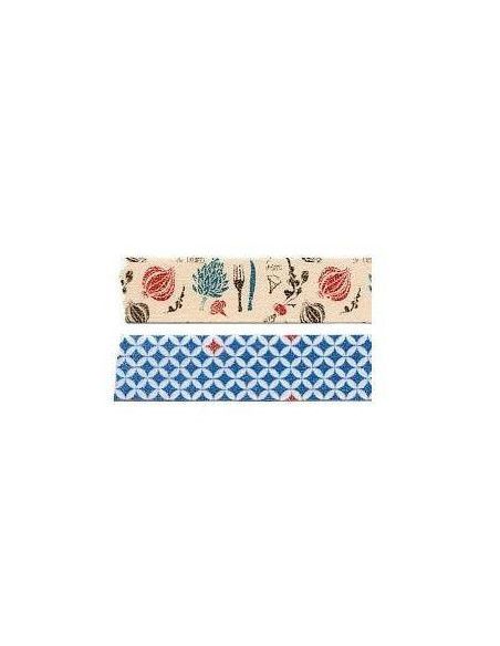 CINTA ADHESIVA DE PAPEL WASHI PACK DE 2 UNIDADES 1.5X100CM MODELEO LUCY