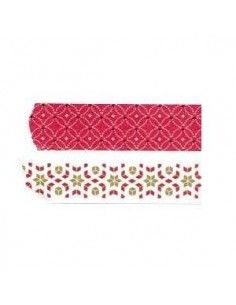 CINTA ADHESIVA DE PAPEL DE 2 UNIDADES 1.5X100CM MODELO SCARLET