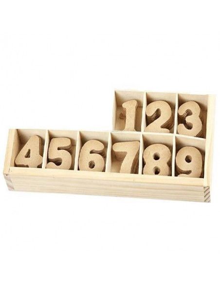 NUMEROS DE CARTON PARA FORRAR 4 CM Nº8