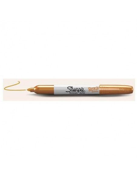 MARCADOR METALICO PERMANENTE  SHARPIE BRONCE