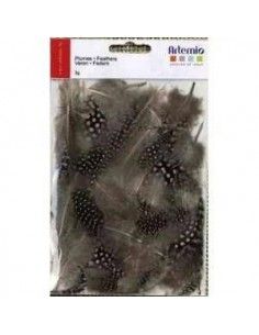 PLUMAS PARA SCRAPBOOKING PAQUETE DE 3 GR PUNTOS