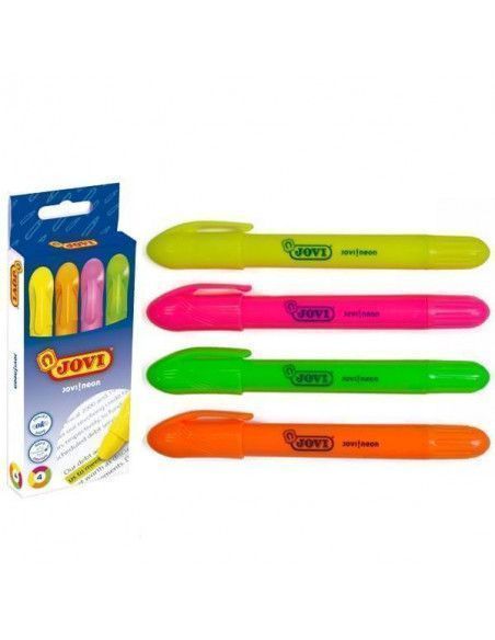 MARCADORES DE 4 COLORES JOVI NEON