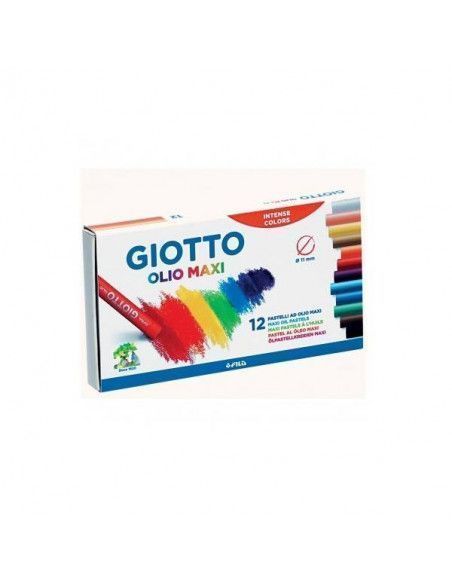 PASTEL AL ÓLEO GIOTTO ESTUCHE DE 12 UNIDADES