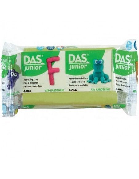 PASTA DE MODELAR DAS JUNIOR COLOR VERDE CLARO DE 100 GR.