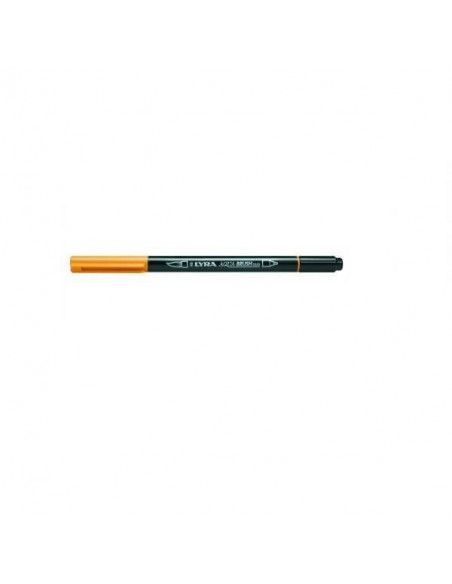 ROTULADOR DE DOBLE PUNTA COLOR AMARILLO CANARIO