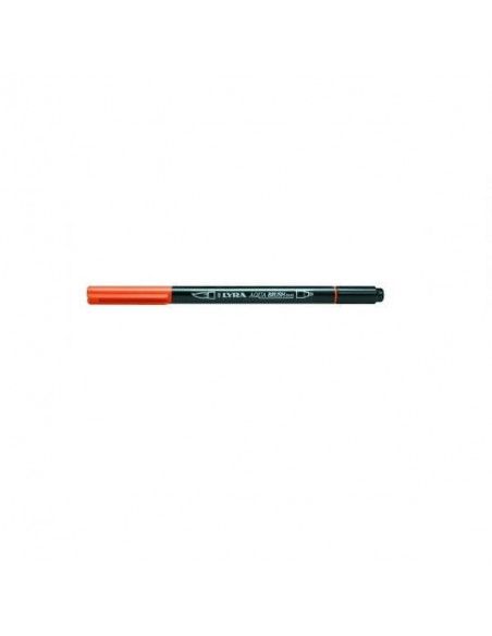 ROTULADOR DE DOBLE PUNTA COLOR NARANJA CLARO