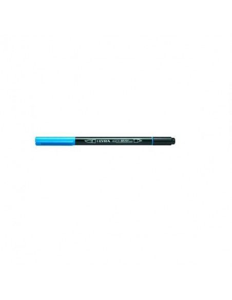 ROTULADOR LYRA AQUA BRUSH DUO AZUL NATURAL