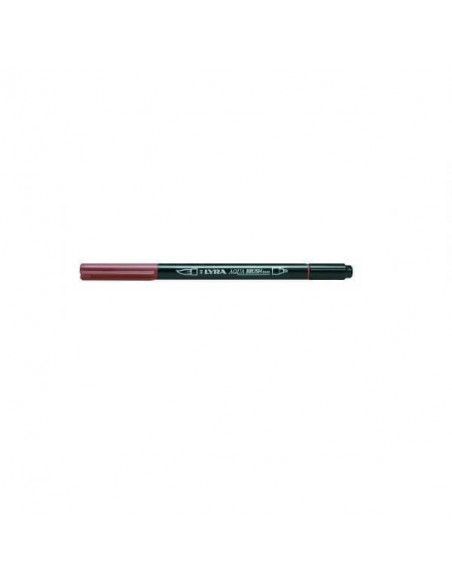 ROTULADOR DOBLE PUNTA LYRA AQUA BRUSH COLOR MARRÓN VAN-DYCK