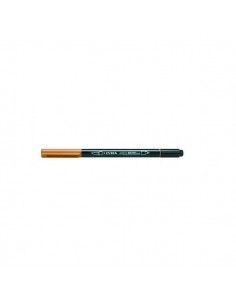 ROTULADORES DE DOBLE PUNTA LYRA AQUA BRUSH DUO OCRE DORADO
