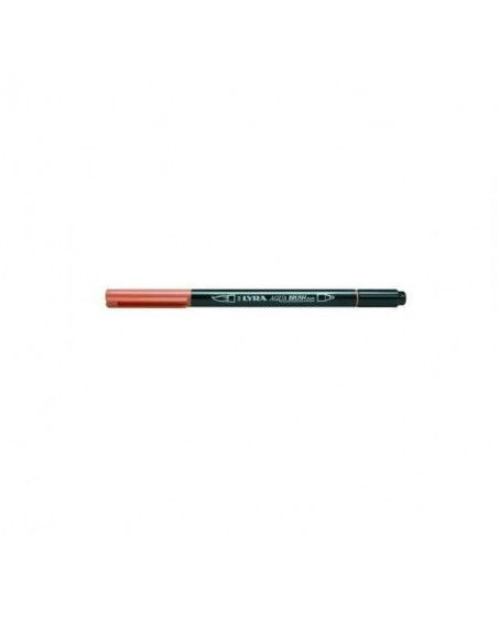 ROTULADORES DE DOBLE PUNTA LYRA AQUA BRUSH DUO COLOR OCRE TOSTADO